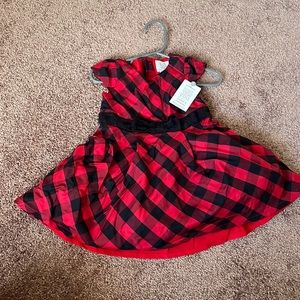 Dress red/black